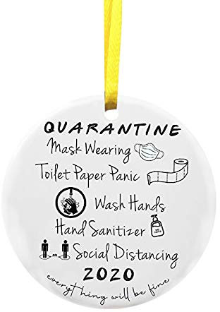 TianWlio Weihnachtsschmuck, Weihnachtsmann mit Maske, handgefertigte Baumdekoration Camping Regal (C, One Size)