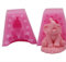 FIYSON 3D Elefant Seifenform, Silikonform, Elefant Gießformen, Handwerk DIY Backenwerkzeuge Rosa,Für Kuchen Fondant Schokoladenseifen, Puddings, Kerzen, Gelees