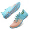 Strandschuhe Damen Herren Wasserschuhe Badeschuhe Unisex Atmungsaktiv Leicht Barfußschuhe rutschfeste für Schwimmen Tauchen (JB rosa blau, 39EU)