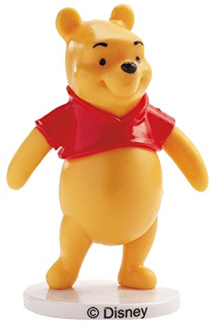 Dekora - Tortendeko Geburtstag Cake Topper | Torten Deko Geburtstag Winnie The Pooh Figur für Torte - Torten Zubehör aus PVC - 9 cm