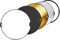 NEEWER 80cm Light Reflector with Handle & 3/8 Thread, 5 in 1 Foldable Round Light Diffuser, Translucent/Silver/Gold/White/Black for Studio or Outdoor Photo Lighting, RF-80II