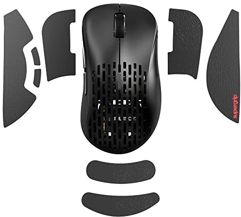Pulsar Gaming Gears Supergrip Griptape Set für Xlite V2, schweißabsorbierend, Hochleistungs-Anti-Rutsch-3M-Kleber, keine Rückstände, Maus-Griffband, ultradünn, 0,5 mm