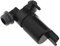 eMagTech Dual Outlet Front Windshield Washer Pump 286200851R 289200004R 6001549444 Compatible with Almera Tino Micra Pathfinder Qashqai Terrano Plastic Black