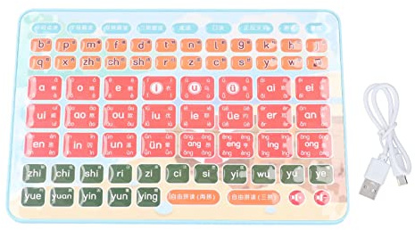 Keenso Aprende Tableta China, Niños Pequeños Pinyin Almohadilla de Aprendizaje para Hablar Juguete Educativo Interactivo