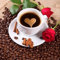 Pavemlo DIY Diamond Painting Set Zubehör Kaffeetasse, 5D Diamant Stickerei Malerei Kits Rosen, Full Drill Kristall Set Strass Stickerei Bilder für House Wall Dekoration 30X30 cm