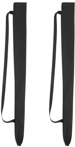 Happyyami Lot de 2 housses de rangement pour parapluies de patio - Sac de transport pliable pour parasols - Housse pour les voyages en plein air à la maison