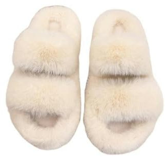 KaYef Pelliccia Inverno Home Pantofole Donne Pelliccia Slides Peluche Donne Scarpe Mules Fluffy Casa Pantofole Fuzzy