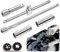 TAPKUA 16mm 14mm Zündkerzenschlüssel Satz 5TLG, 3/8 Zündkerzen Nuss mit 25cm + 7,6cm Stange, T Griff 360° Schwenkbare | 12-Punkt Universeller Zündkerzenstecker