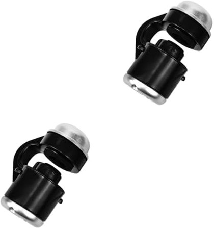 UKCOCO 2 Stück Clip-on-telefonmikroskop Mit -licht 30-fache Vergrößerung Mikroskop Für Telefon