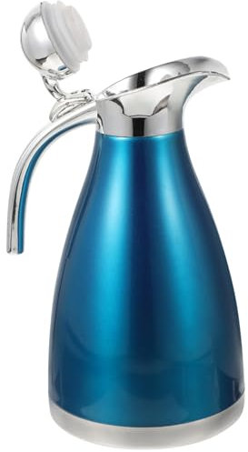 HOLIDYOYO Jarra Térmica Para Botella De Agua Aislada De Acero Inoxidable De 1 5 L Jarra De Té Al Vacío De Doble Pared Termo Dispensador De Bebidas Frías Y Calientes Jarra De Jugo