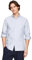 Tommy Hilfiger Long Sleeve Oxford Regular Fit, Men's Button Down Shirts, Also Available in Big and Tall, Shirt Blue/White, XL