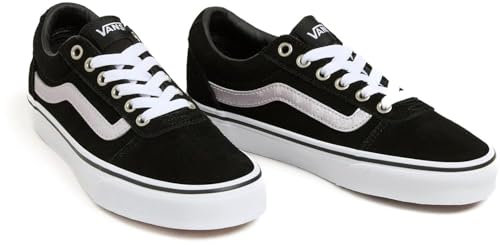 Vans Ward Damen Sneaker, Metallic Sidestripe Black, 37 EU