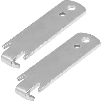 PAMINGONO 2st Stahldrahtdreher Seilspanner Aus Stahl Drahtseilspannung Seilspanner Aus Metall Spannwerkzeug Für Kabel Seilspannwerkzeug Aus Metall Zaunzubehör Kabelsieb Aus Metall Silver