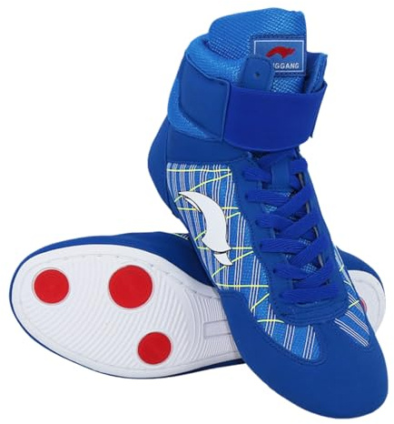 Yummsion Boxschuhe FüR Jugendliche,Unisex Boxing Shoe,Ringerschuhe FüR Herren Damen,Boxstiefel,Gummisohle,VerschleißFeste,Anliegende Passform,KüHl,FüR Jungen,MäDchen,Jugendliche,Teenager
