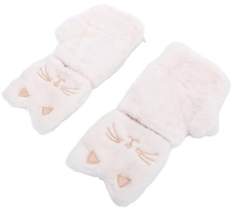 EMUKOEP Gants chauffants électriques pour homme femme Gants demi-doigts chauffés entourés chauffe-mains d'hiver batterie intégrée de 3000 MAh, #511