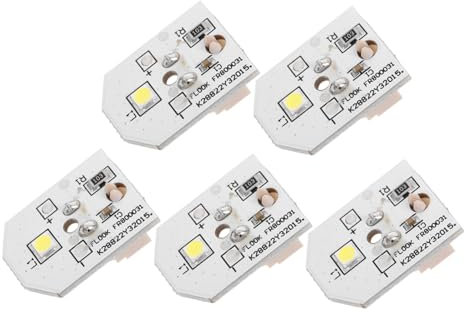 OKUMEYR 5pcs Refrigerator Led Bulb Fittings Replacement Led Light Bulb Compatible for Ge Fridge Lights
