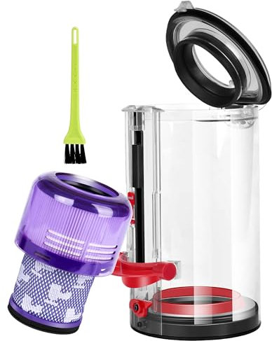NETONDA Ricambi per Dyson V11 V15 Contenitore Serbatoio e Filtro per Dyson Accessori Cestello Polvere Rifiuti per SV14 SV17 SV15 SV22