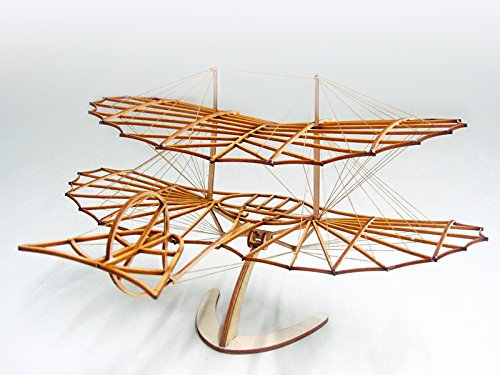 Viloyaga 3D Puzzles Für Erwachsene DIY Holzmodelle Flugzeug Otto Lilienthal Modellbausatz, Laser Geschnittene Balsaholz Modellbausätze zu Bauen