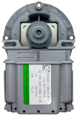 Ehvsgdj Motor De La Bomba De Desagüe De La Lavadora, Compatible para Samsung, 220-230V 60Hz 30W 18L/min PX2026-1 DC31-00181B