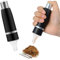 HNCY Joint Drehmaschine konische Drehmaschine Joint mit Metall Grinder Roller Tragbar Grinder Crusher für Spice, Kräuter, Gewürze, Herb, Leicht zu Zerlegen und zu Reinigen (Schwarz)