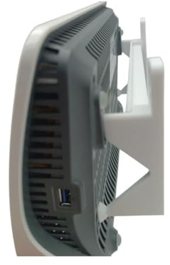 Supporto da parete per Fritzbox 7590 AX 7590 7690 7530 Fritz Box 7590 AX | supporto – 3 pezzi con fissaggio viti e tasselli (7590/7690/AX)