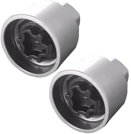 Storage Bag Vehicle Wheel Lock Nut Key 17mm Heavy Duty Steel Socket Wrench 2 Pack Security Anti Theft Design for Tire Replacement 2X