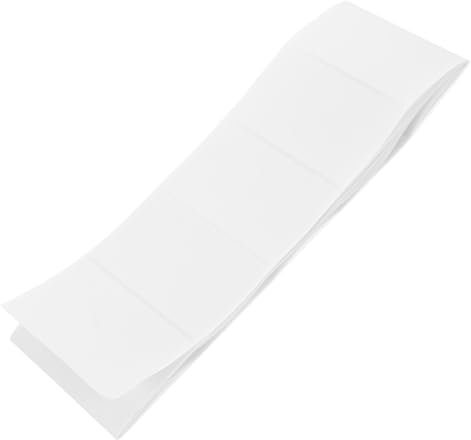 Gogogmee 100Stücke Selbstklebende Etiketten für Namensschilder Adressetiketten Inventaretiketten für Büro Zuhause und Kleine Unternehmen Robustes Kupferpapier Leicht