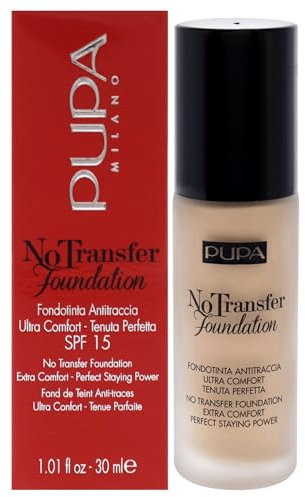 PUPA NO TRANSSFER FOUNDATION 30 ml Light Beige 02 SPF 15