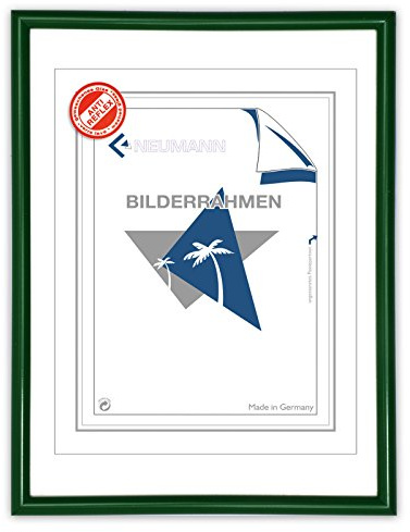 Alurahmen Image mit Antireflexglas, Rückwand und Schwenkfedern, Bilderrahmen Alu