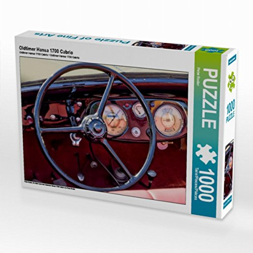 CALVENDO Puzzle Oldtimer Hansa 1700 Cabrio | 1000 Teile Lege-Größe 64 x 48 cm Foto-Puzzle für glückliche Stunden