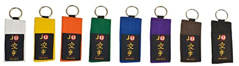 Ju-Sports Schlüsselanhänger Gürtel Karate orange