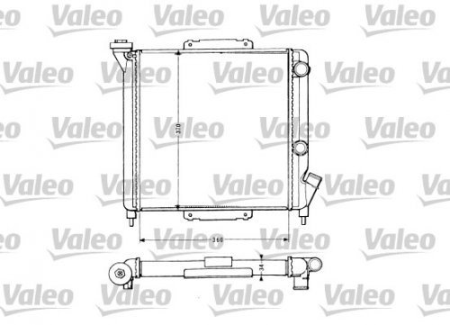 Valeo Kühler, Motorkühlung 883959
