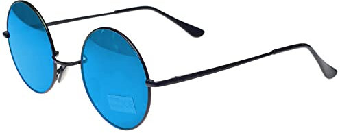 morefaz New Lennon Unisex Damen Herren Retro Sonnenbrille UV400 Protection