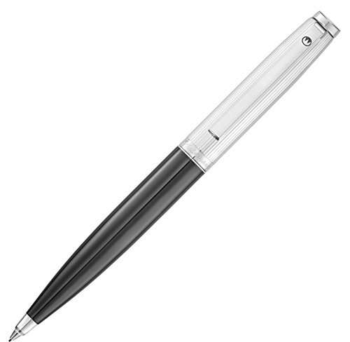 Waldmann Drehbleistift Tuscany, Linien-Design, schwarz, Sterling Silber