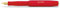Kaweco CLASSIC SPORT Füllhalter Red mit vergoldeter Edelstahlfeder und Iridiumspitze für Tintenpatronen I Füllfederhalter 13 cm I Füller in Rot I Federbreite: F (Fein)