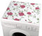 Maximex Waschmaschinen-Auflage Rosen - Sichere Ablage ohne Klappern und Rutschen, Kunststoff, 55 x 0.5 x 49 cm, Mehrfarbig