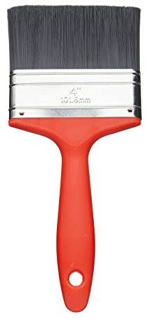 Fit For The Job 4 inch Value DIY Paint Brush for Painting with Emulsion, Gloss and Satin Paints on Walls, Ceilings, Furniture, Wood & Metal, 4 100mm