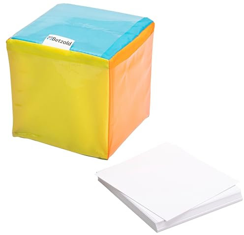Betzold - Taschenwürfel Blankokarten - Pocketcube Erzählwürfel Lehrerbedarf