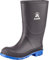 Kamik STOMP, Unisex-Kinder Gummistiefel, Grau (Charcoal/Blue Cib), 28/29 EU (10.5 UK)