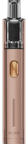 Justfog Sigaretta Elettronica GLENT Kit per Svapo, Batteria 1500mAh, Serbatoio 3,5ml, Coil Mesh 0,6Ω, Ricarica USB-C, Tiro Automatico, 5 Sistemi di Protezione – Prodotto Senza Nicotina – [ROSA]