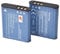 DSTE GL168A2 2-piece battery set LI-90B battery compatible with Olympus SH-1 SH-2 SH-50 iHS SH-60 SP-100 Tough TG-1 Tough TG-2,Red