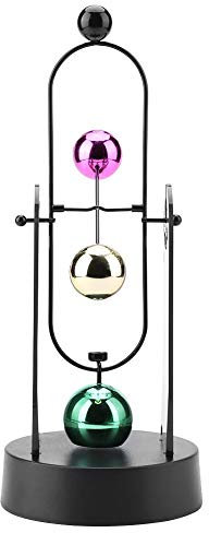 Elektronische Shake Wiggle Gerät,Perpetual Motion Modell Newton Pendel Elektronische Swing Ball Schreibtisch Lerntischspielzeug Schreibtisch Deko