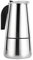 Bewinner Coffee Maker 100ml/200ml/300ml/450ml Stainless Steel Moka Pot Espresso Coffee Maker Stove Home Office Stovetop Espresso Moka Pots(450ml)