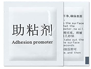 Rtengtunn Adhesion Promoters,100Piece Adhesion Promoter Primer Wipes for Automotive Car Vinyl Wrapping Strengthen Double Side Tape Door Seal Application - - L