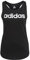 adidas Damen Essentials Loose Logo Tank Top, Black / White, XS