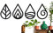 CONTRAXT Elemente dekoration modern aus Holz. Mandala boho vintage wand esoterik geschenke wanddeko wohnzimmer holz retro zen Spirituelle deko meditation nicht-metall (Vier Elemente, Schwarz)