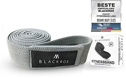 BLACKROX Fitnessband Lang BANDOROX Widerstandsband Resistance Band für Männer und Frauen Yoga Krafttraining Pilates Fitness Hüftband Beine Hüfte und Gesäß Muskelaufbau