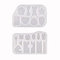 YUSHU 1 Set Hundemarken Epoxidharz Form zum Aufhängen Anhänger DIY Handwerk Silikonform Anhänger Epoxidharz Modeschmuck Harzformen