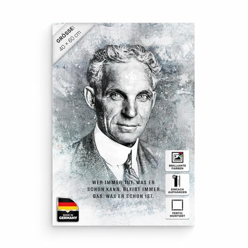 Hustling Sharks® Motivationsbild „GEH NEUE WEGE!“ – Leinwand 40 × 60 cm | XXL Motivationsbild im Hochformat, Kunstdruck auf Leinwand, Erfolg Bilder, Motivationsbilder Büro, Wanddeko