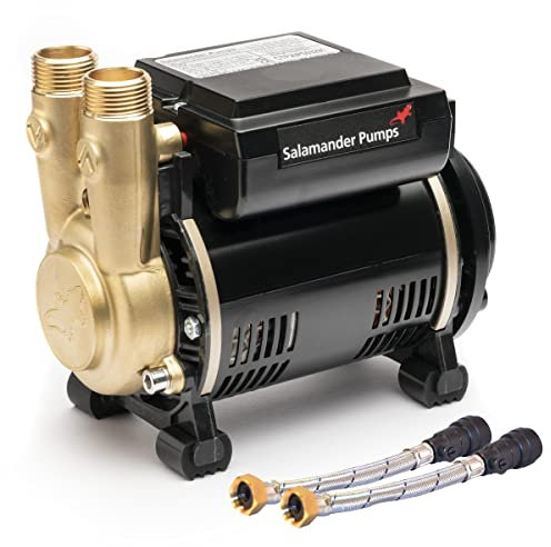 Salamander Pumps - CT Force 30PS Brass Impeller Pump - 3.0 Bar Pressure - Single End - Suitable for Positive, Gravity Fed Systems Only - 5 Year Warranty